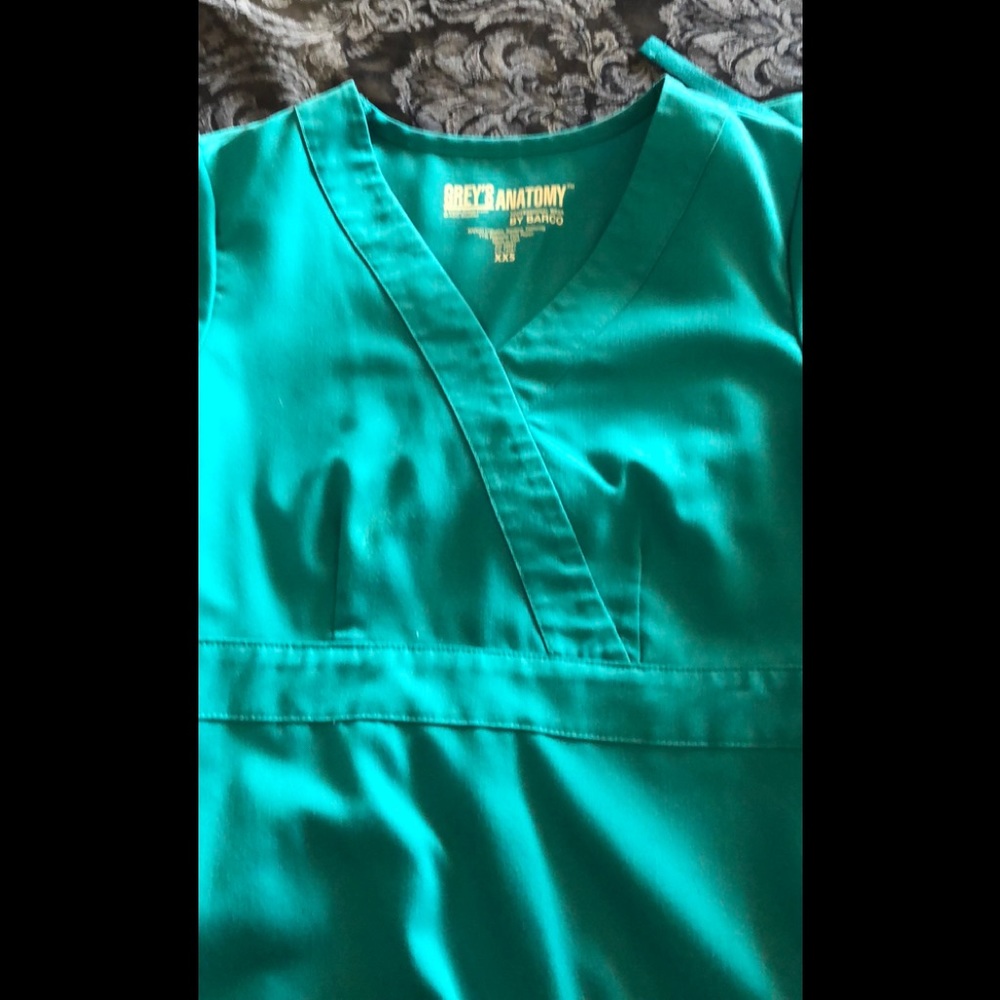 Grey’s Anatomy XXS Scrub Top Teal